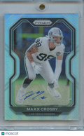 Maxx Crosby 2020 Prizm Silver Auto Autograph Las Vegas Raiders Ravens