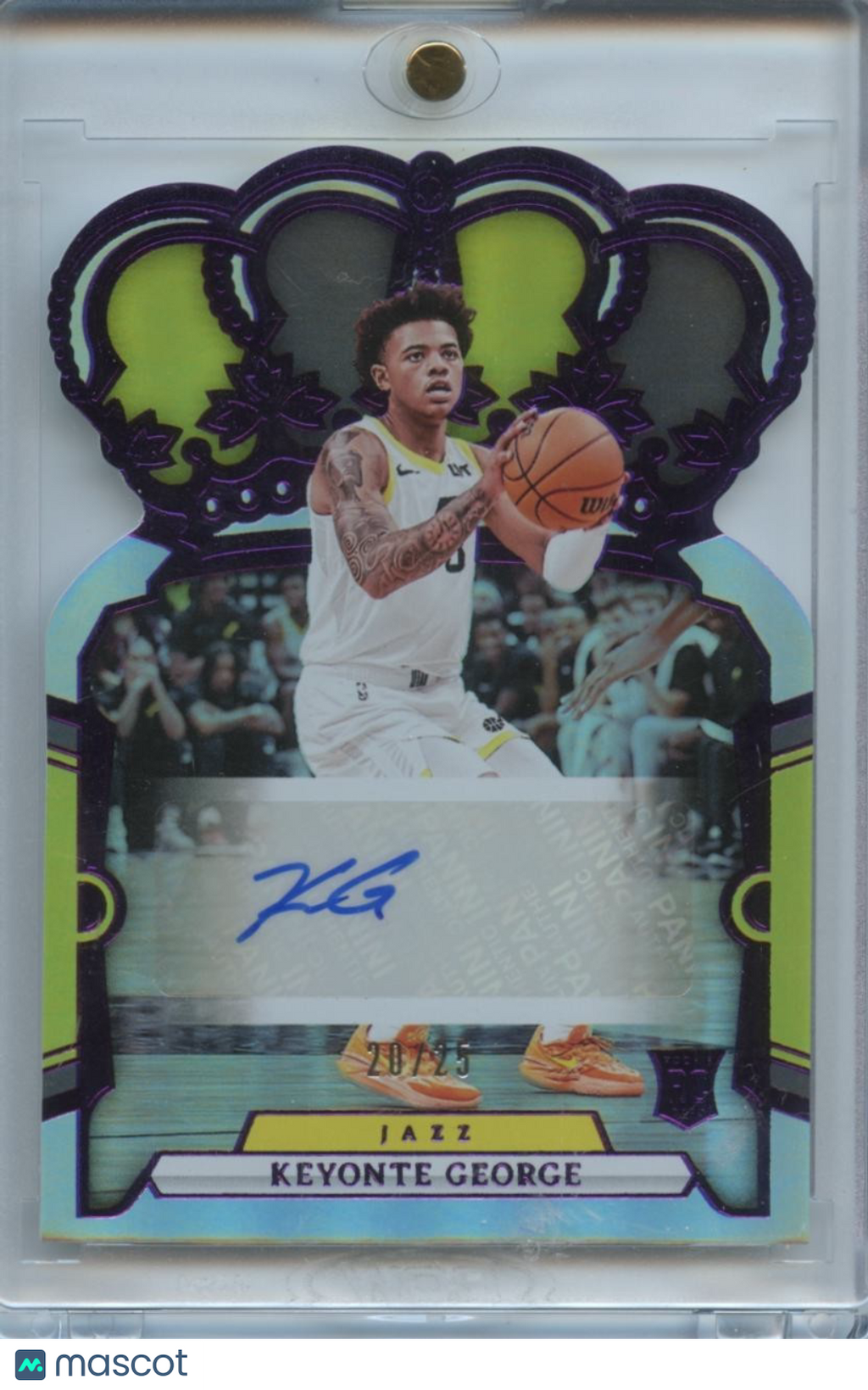 Keyonte George 2023-24 Crown Royale Auto Autograph RC Rookie Utah Jazz 20/25