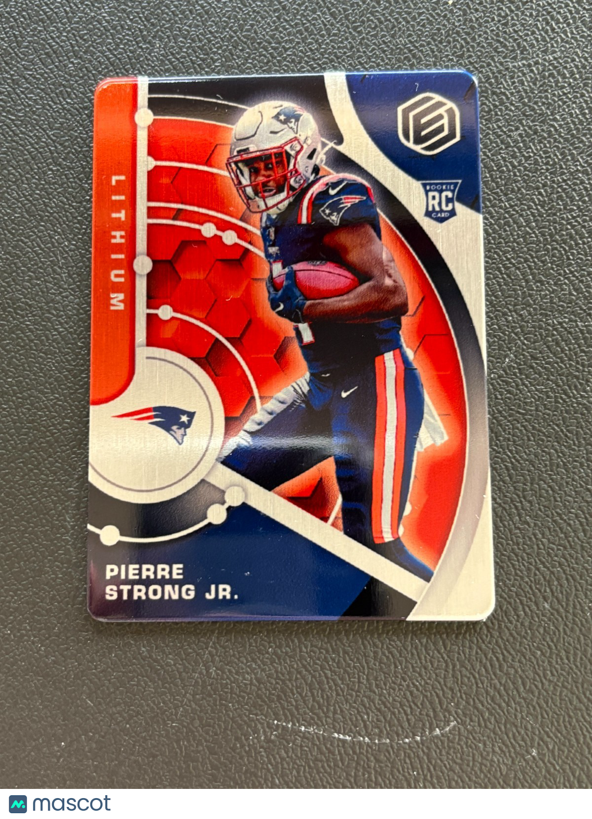 Pierre Strong Jr. 2022 Elements Lithium SSP Rookie RC New England Patriots 2/3