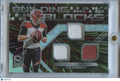 Joe Burrow 2020 Spectra Triple Jersey Patch Ball Rookie RC Bengals 11/75