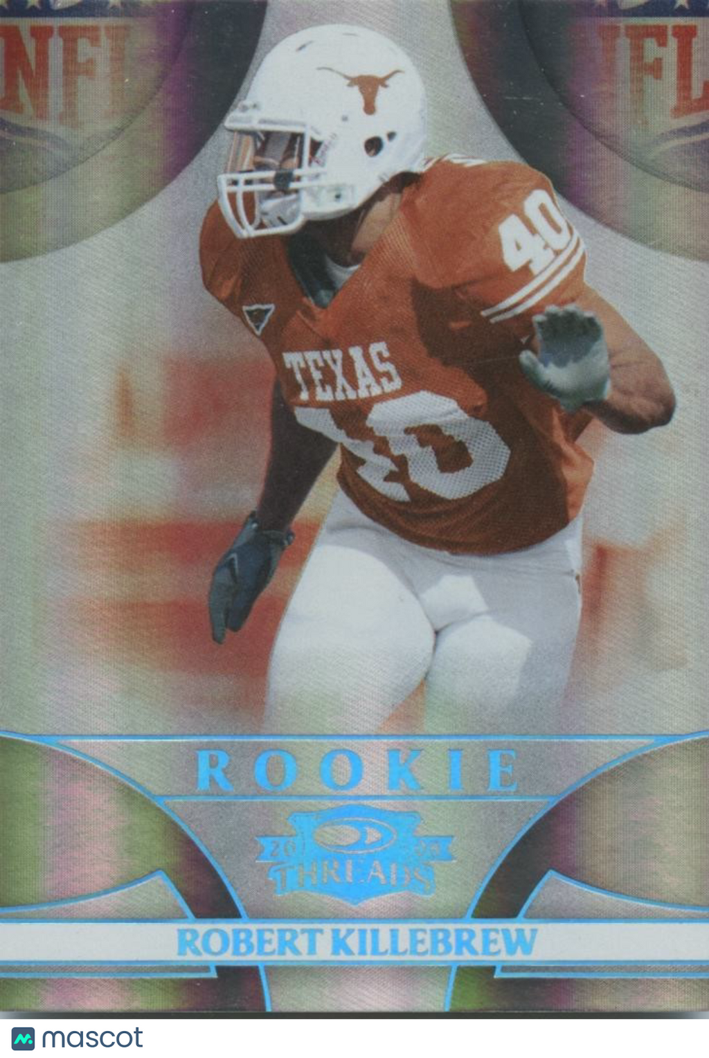 Robert Killebrew 2008 Donruss Threads Platinum Rookie RC Texas Longhorns 11/25