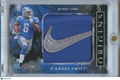 D'Andre Swift 2020 Origins NIKE Swoosh Patch RC Rookie Detroit Lions 1/1
