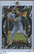 Jackson Chourio 2025 Select Zebra Prizm SSP SHORTPRINT Milwaukee Brewers