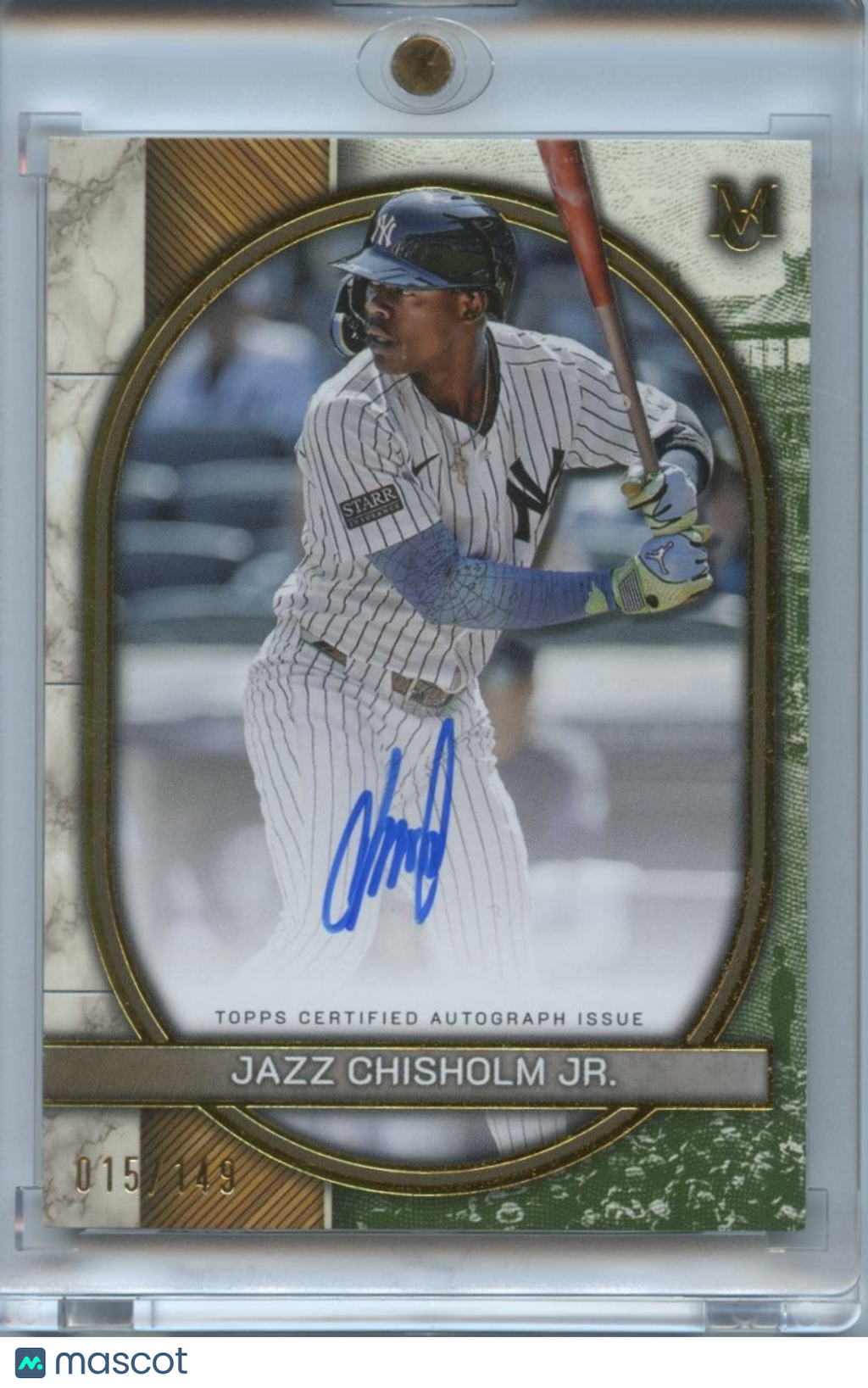 Jazz Chisholm Jr. 2025 Museum Collection on card Auto Autograph NY Yankees /149
