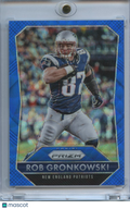Rob Gronkowski 2015 Prizm Blue Wave Prizm New England Patriots 19/150