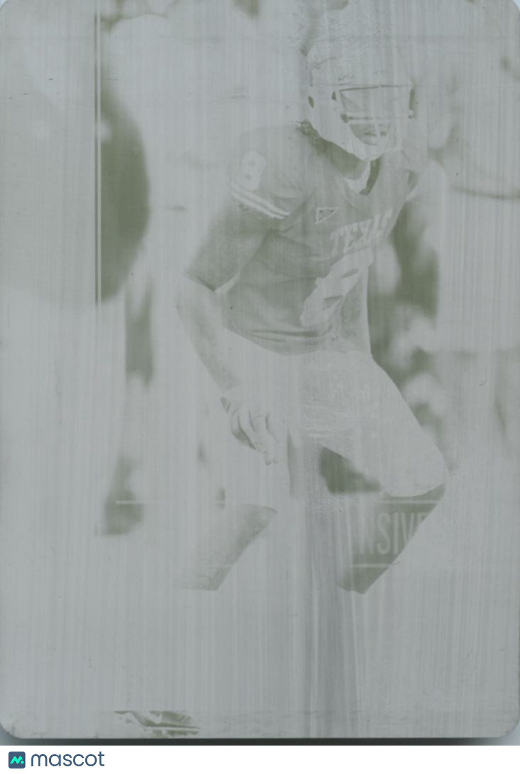 Cedric Griffin 2007 Donruss Playoff Black Printing Plate RC Texas Longhorns 1/1