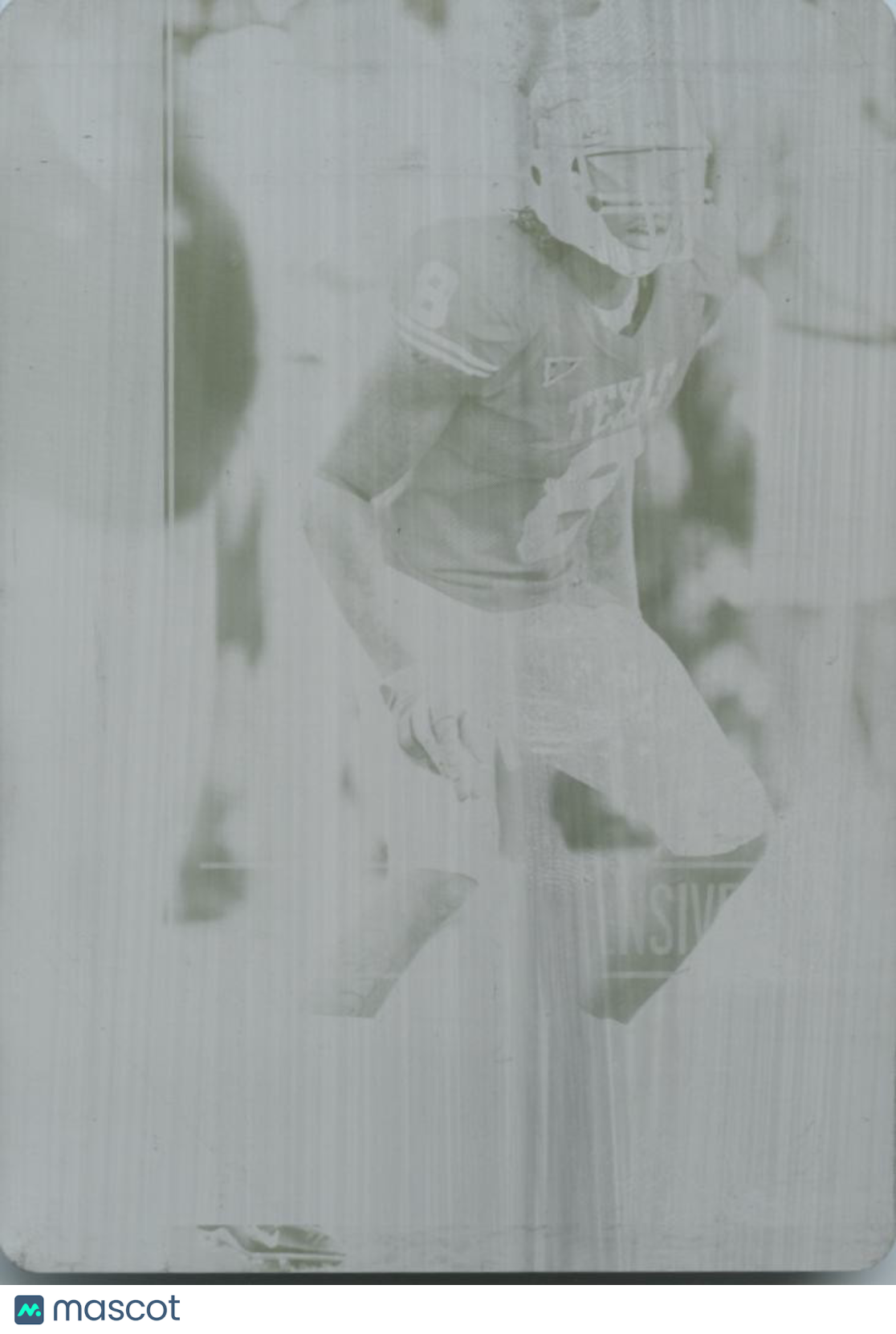 Cedric Griffin 2007 Donruss Playoff Black Printing Plate RC Texas Longhorns 1/1