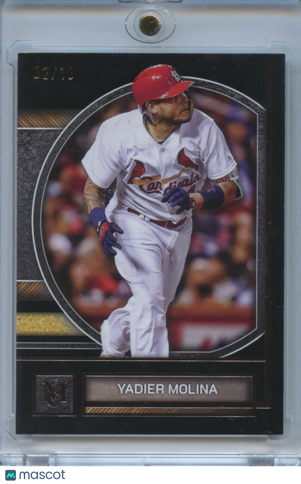 Yadier Molina 2025 Museum Collection Onyx Black SSP St. Louis Cardinals 2/10