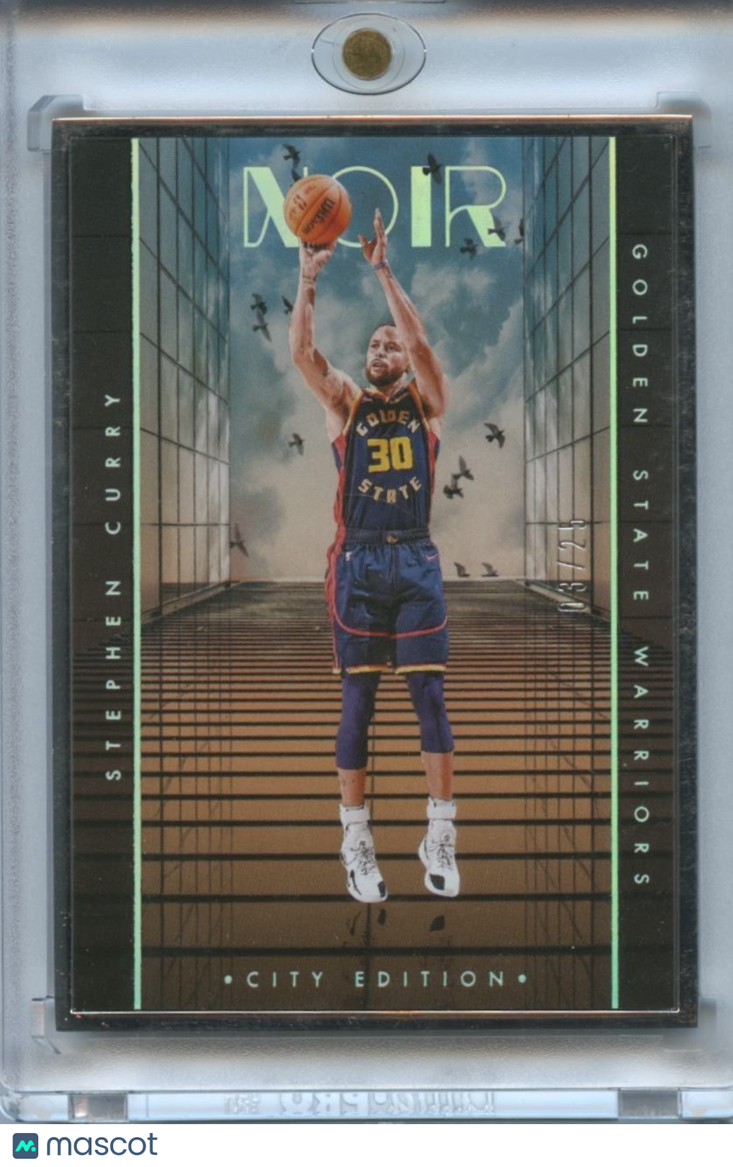 Stephen Curry 2024-25 NOIR City Edition Metal Golden State Warriors 3/25