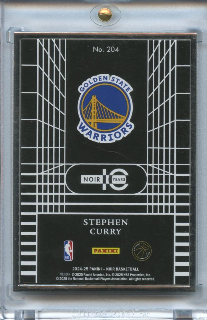 Stephen Curry 2024-25 NOIR City Edition Metal Golden State Warriors 3/25