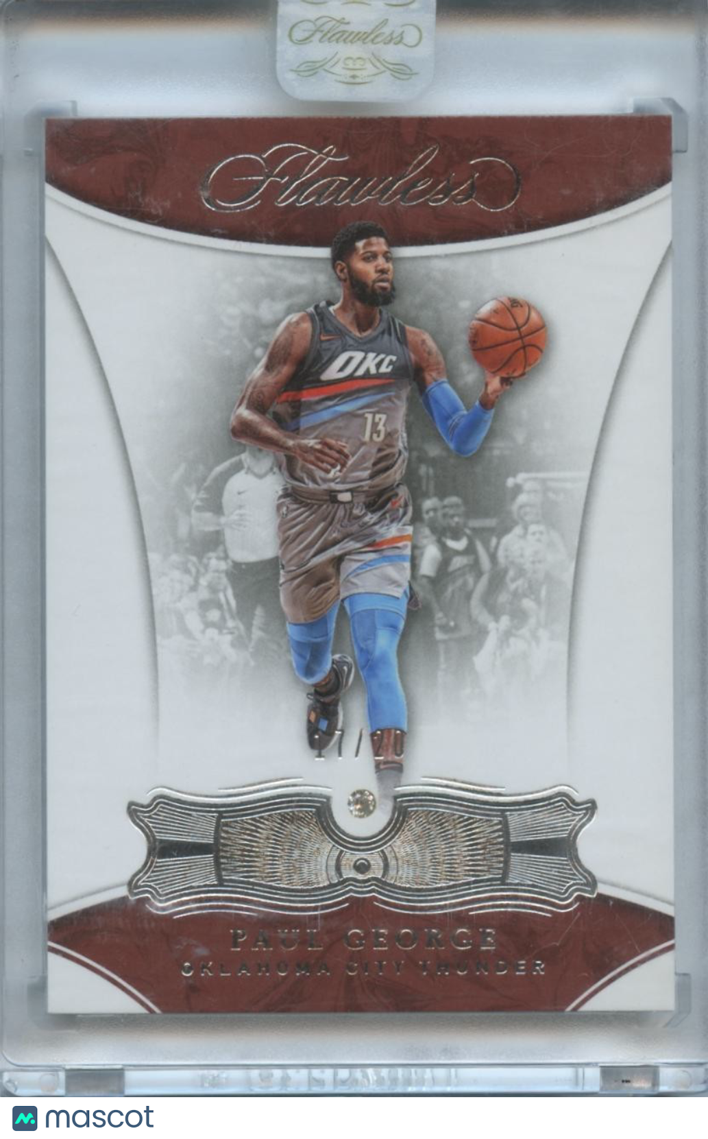 Paul George 2017-18 Flawless Diamond Gem Oklahoma City Thunder 17/20