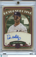 Don Mattingly 2025 Museum Collection On Card Auto Autograph NY YAnkees 9/50