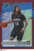 Cole Anthony 2020-21 Optic Red Mojo Prizm Rated Rookie RC Magic 53/88