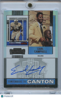 Earl Campbell 2024 Contenders On Card Auto Autograph HOF Canton Oilers