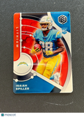 Isaiah Spiller 2022 Elements Lithium SSP Rookie RC Los Angeles Chargers 1/3