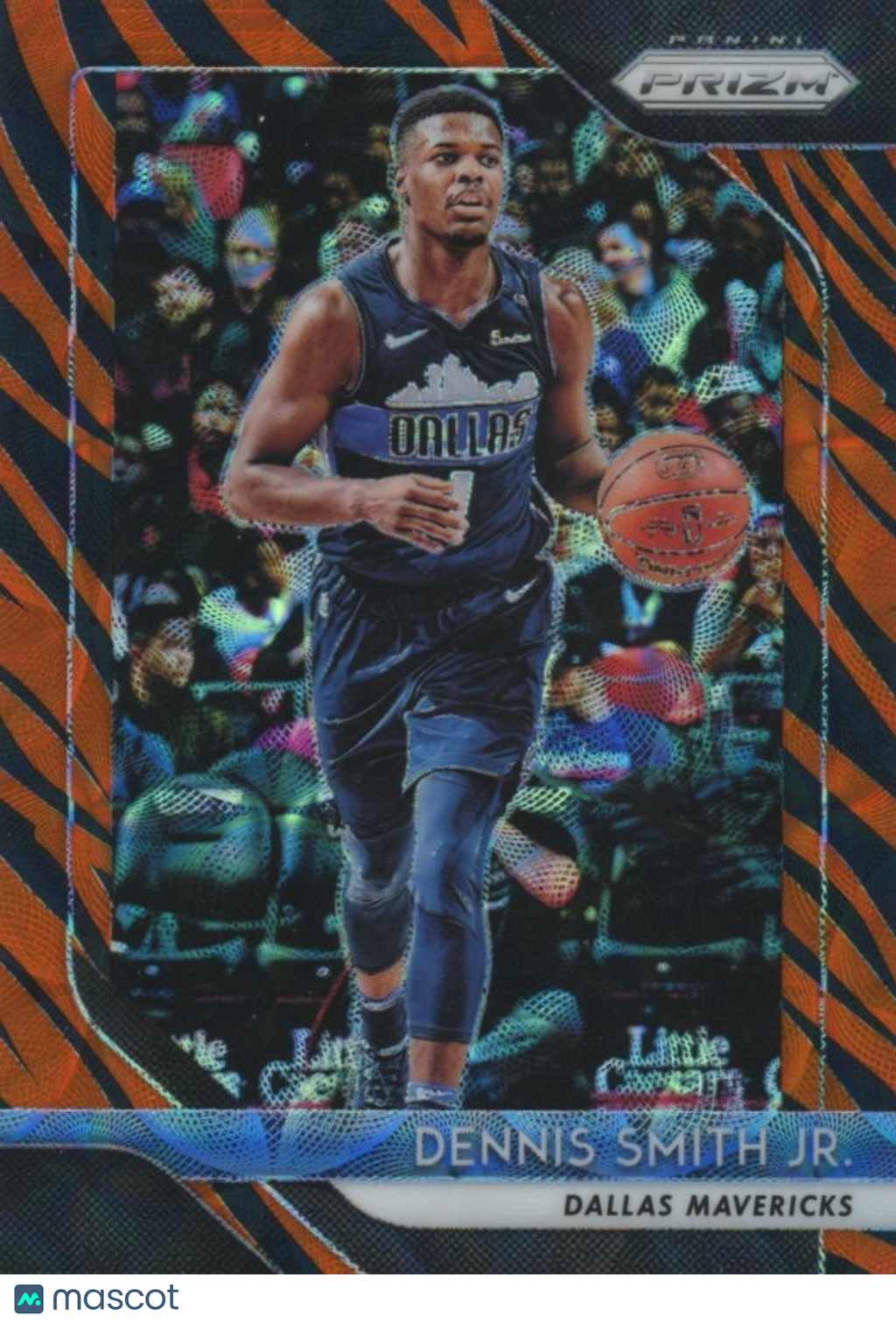 Dennis Smith Jr. 2018-19 Prizm Tiger Prizm SSP SHORTPRINT Dallas Mavericks #260