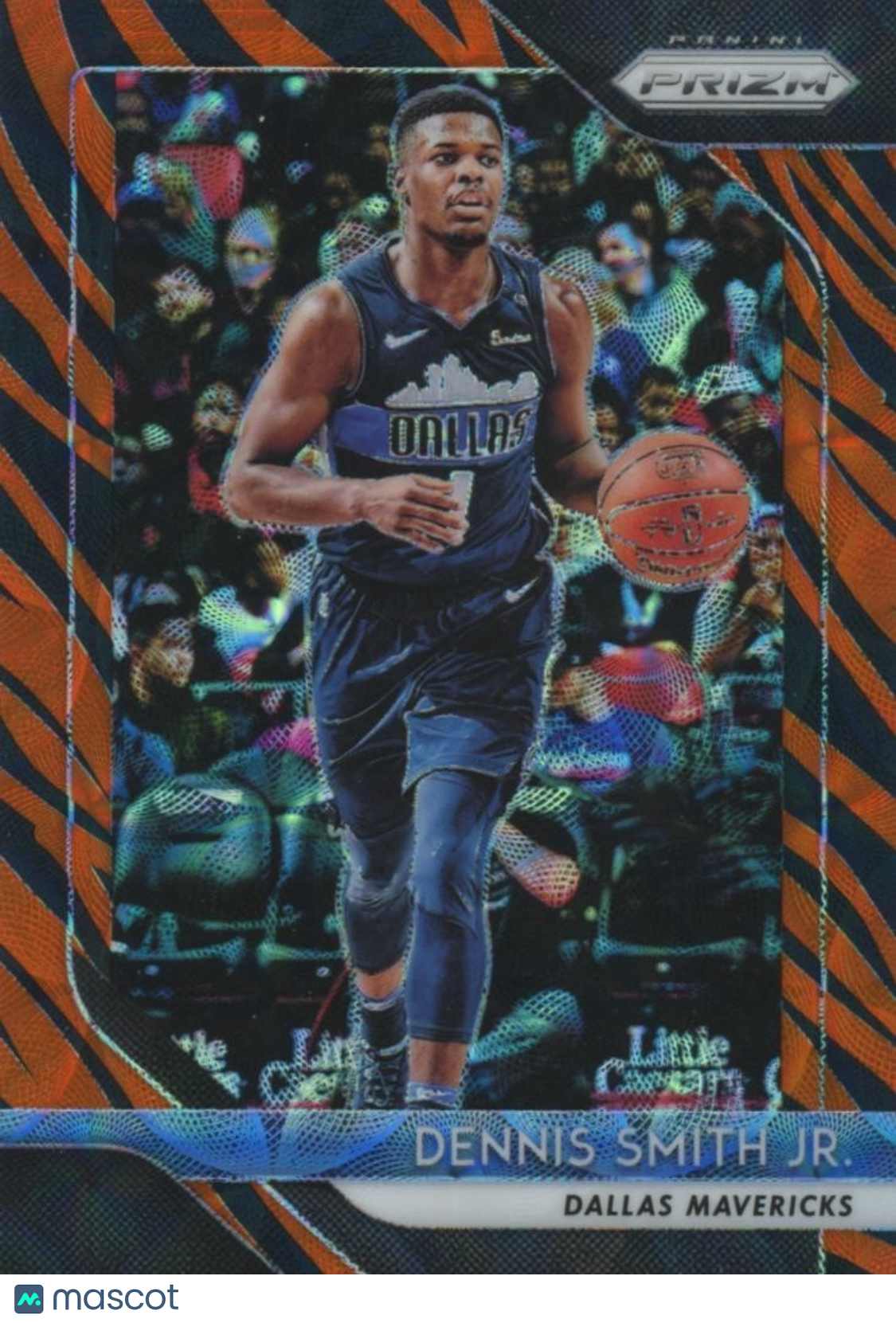 Dennis Smith Jr. 2018-19 Prizm Tiger Prizm SSP SHORTPRINT Dallas Mavericks #260