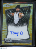 Tony D'Angelo 2025 Topps Chrome GOLD Auto Autograph WWE Wrestling 46/50