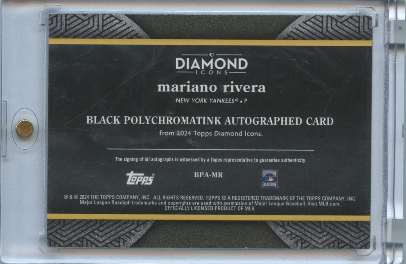 Mariano Rivera 2024 Diamond Icons Auto Autograph New York Yankees 6/10