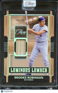 Brooks Robinson 2025 Panini Three & Two Game Used Bat Orioles 25/25