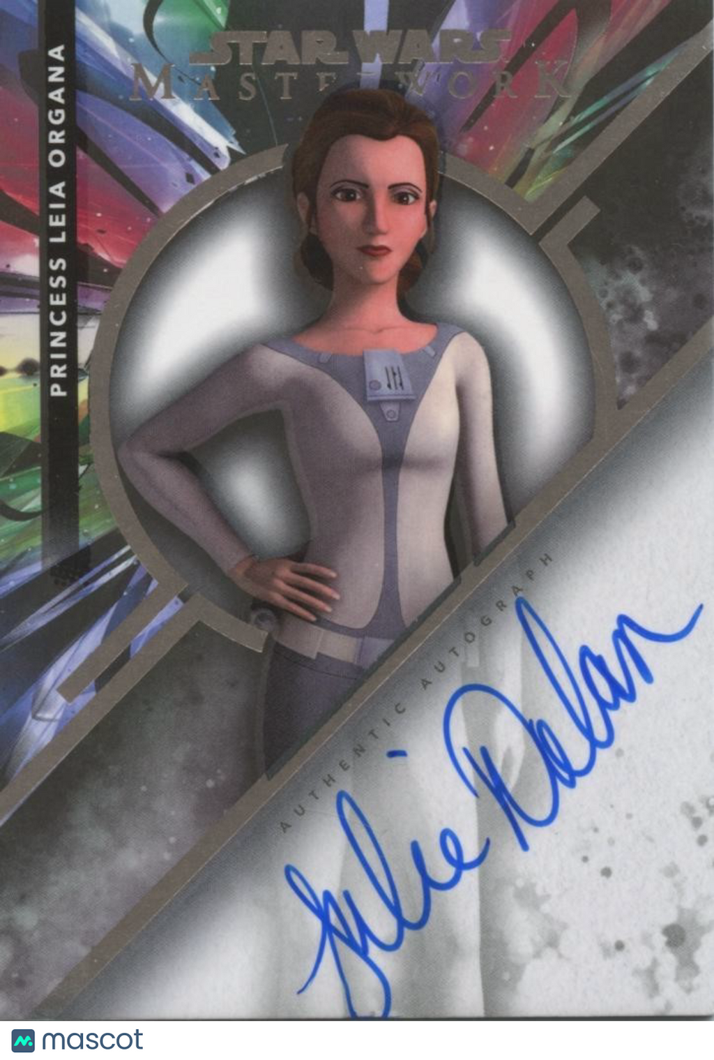 Julie Dolan as Princess Leia Organa Topps Star Wars Masterwork Auto Autograph
