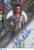 Julie Dolan as Princess Leia Organa Topps Star Wars Masterwork Auto Autograph