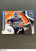 Treylon Burks 2022 Elements Carbon Auto Autograph SSP RC Tennessee Titans 3/6