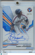 Darryl Strawberry 2024 Topps Pristine Blue Auto Autograph Jersey # Mets 18/75