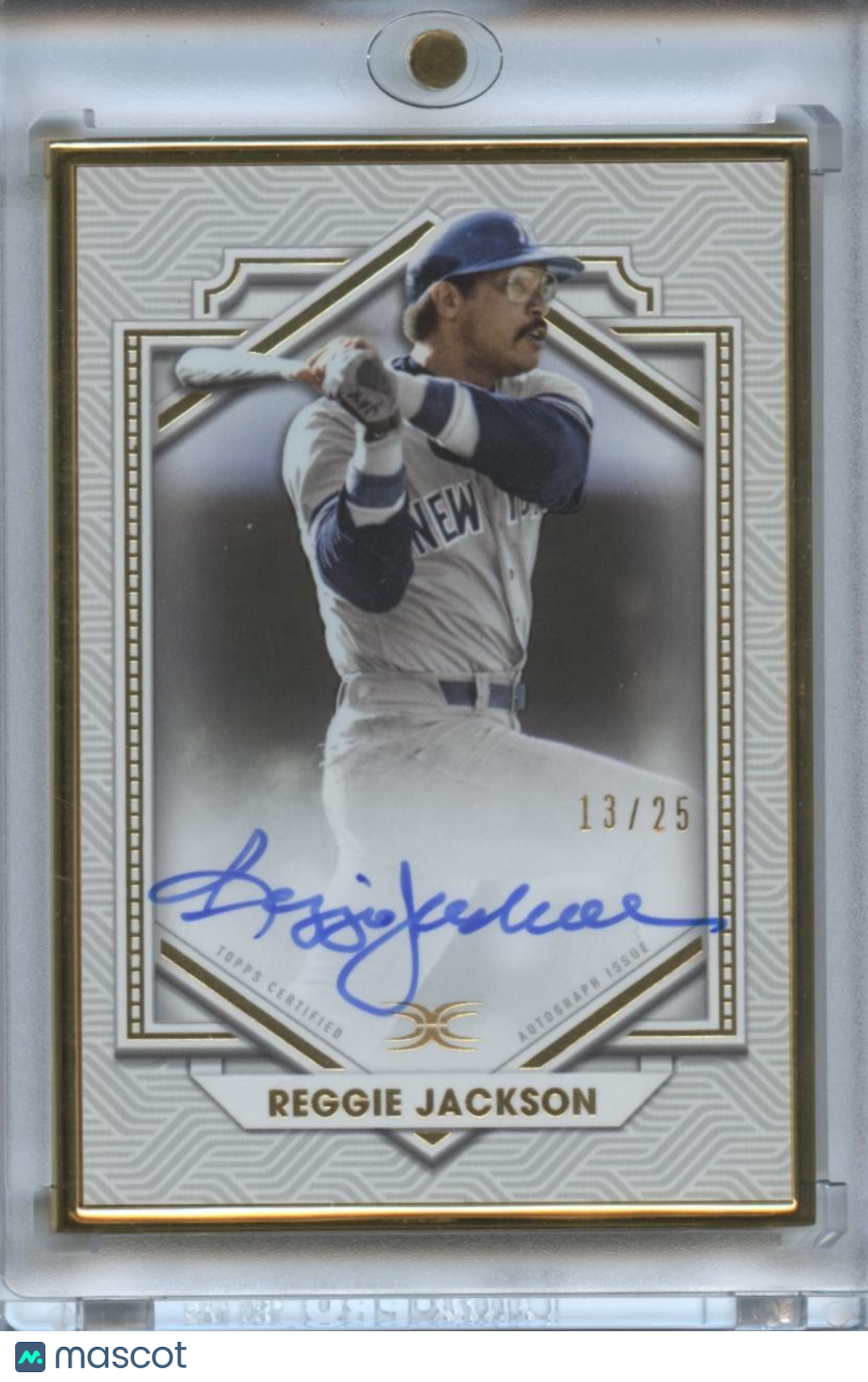 Reggie Jackson 2022 Definitive Framed Auto Autograph New York Yankees 13/25