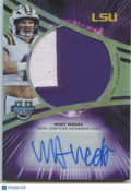 Whit Weeks 2025 Bowman's Best Auto Autograph Game Worn Patch RC LSU Tigers