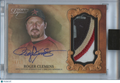 Roger Clemens 2021 Topps Dynasty Auto Autograph Game Worn LOGO Patch Astros 6/10
