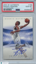 Dwight Howard 2004 SP Authentic On Card Auto Autograph RC Orlando Magic PSA 10