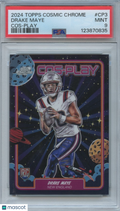 Drake Maye 2024 Topps Chrome Cosmic Cos-Play SSP CASE HIT Rookie Patriots PSA 9