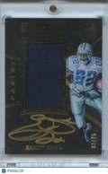 Emmitt Smith 2016 Black Gold Auto Autograph Game Worn Patch Dallas Cowboys 2/25