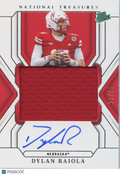 Dylan Raiola 2025 National Treasures Auto Autograph Patch RC Nebraska 27/99 #84