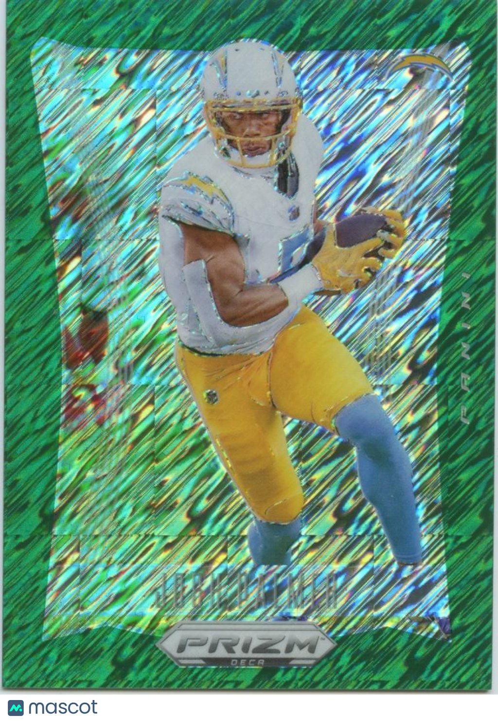 Josh Palmer 2024 Prizm Deca Green Shimmer SSP Los Angeles Chargers 5/12