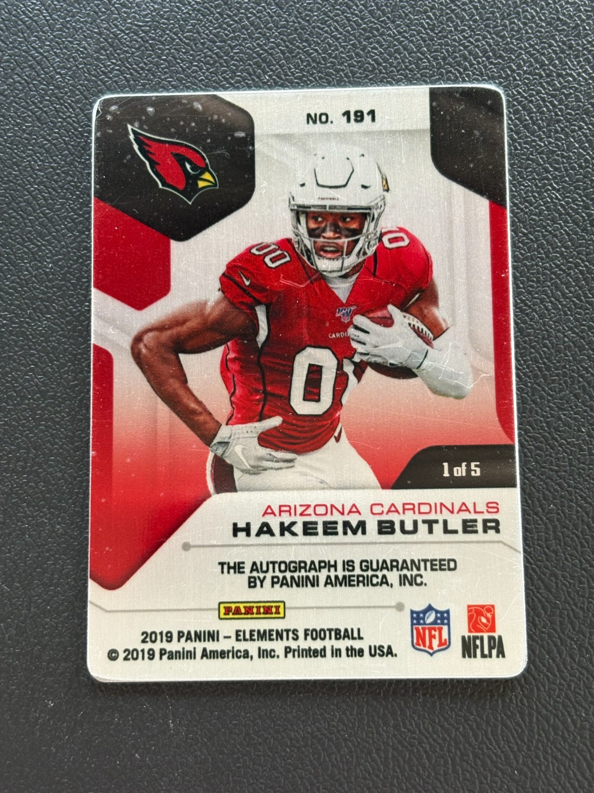 Hakeem Butler 2019 Elements Auto Autograph SSP RC Rookie Cardinals 1/5