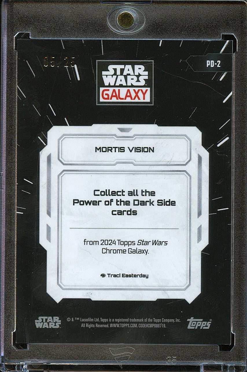 Anakin Skywalker Star Wars Galaxy Mortis Vision Orange Refractor 5/25