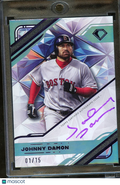 Johnny Damon 2025 Diamond Icons Purple Ink Auto Autograph Boston Red Sox 1/15