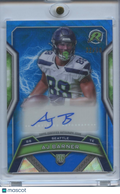 AJ Barner 2025 Resurgence Auto Autograph Blue RC Seattle Seahawks 32/99