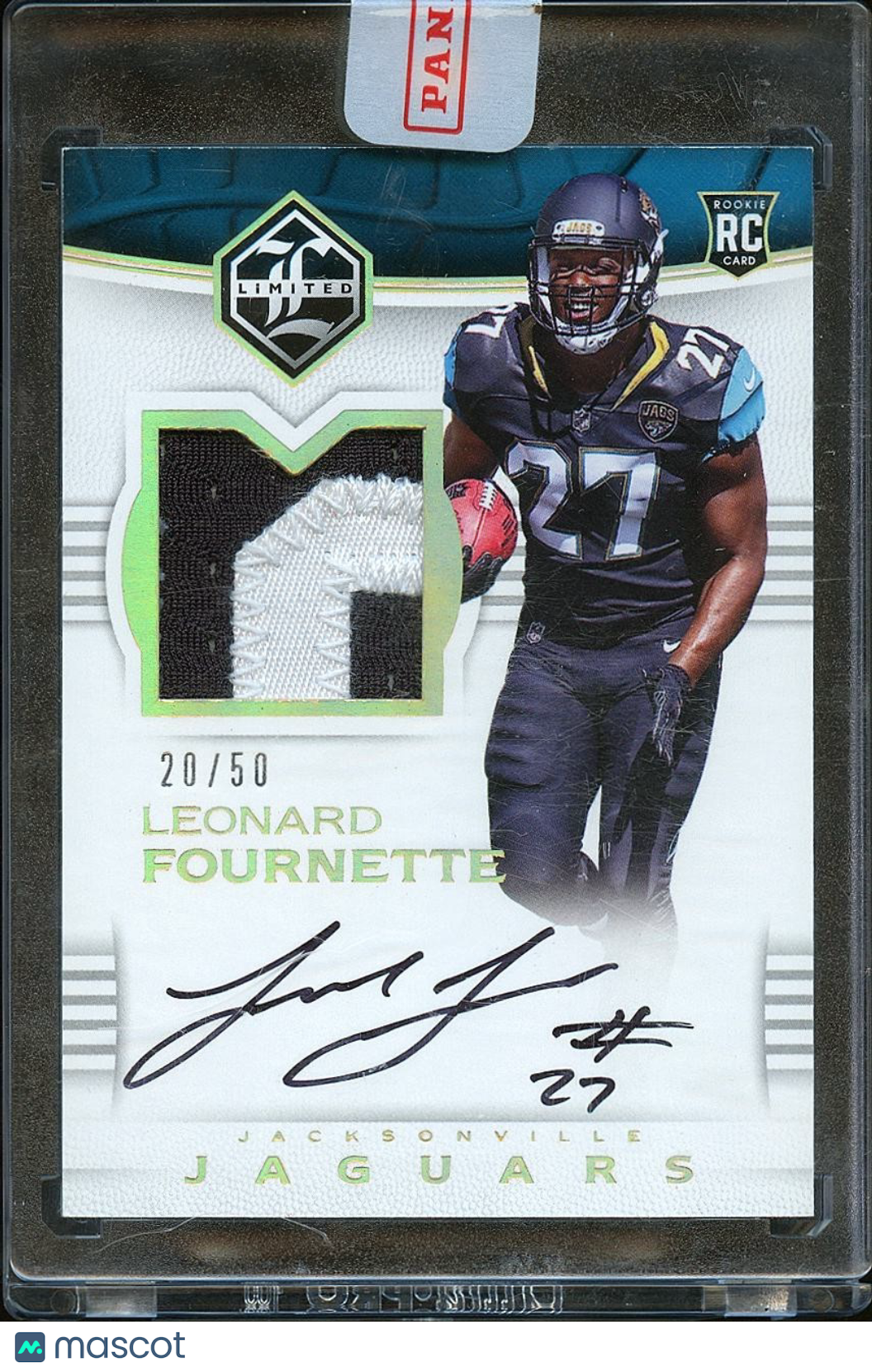 Leonard Fournette 2017 Limited Auto Autograph Patch RC Rookie Jaguars 20/50