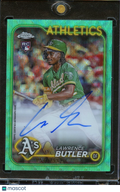 Lawrence Butler 2024 Topps Chrome Auto Autograph RC Rookie Athletics 54/199