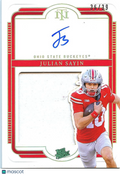 Julian Sayin 2025 National Treasures Auto Autograph Patch RC Ohio State 36/39