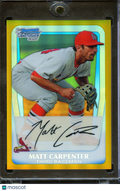 Matt Carpenter 2011 Bowman Chrome 1st GOLD Refractor RC Rookie Cardinals 24/50