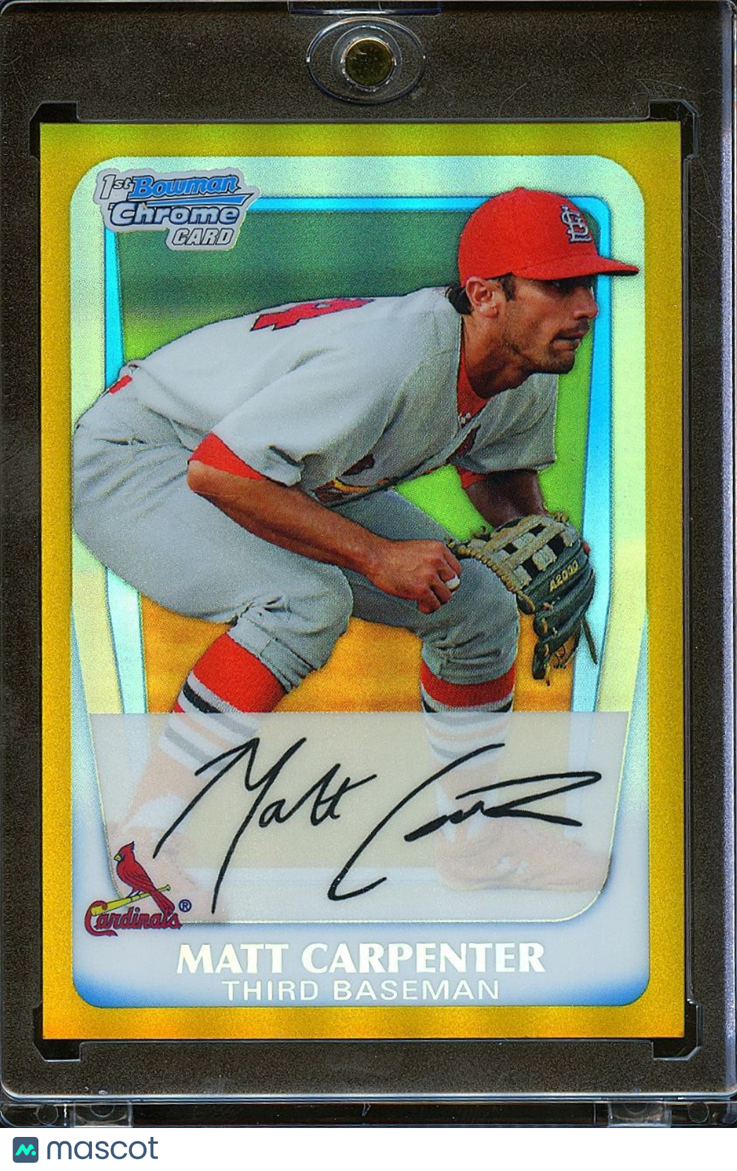 Matt Carpenter 2011 Bowman Chrome 1st GOLD Refractor RC Rookie Cardinals 24/50