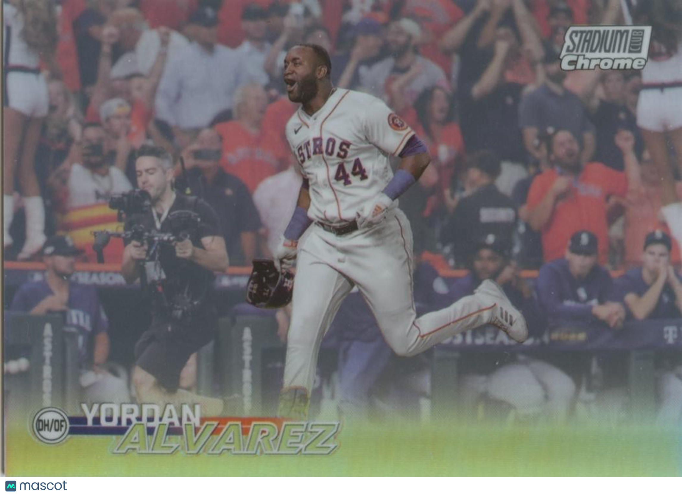 Yordan Alvarez 2023 Stadium Club Chrome Pearl Refractor Houston Astros 4/30