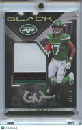 Garrett Wilson 2022 Black Auto Autograph Patch Rookie RC New York Jets 7/10