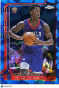 VJ Edgecombe 2025-26 Topps Chrome Sapphire Rookie RC Philadelphia 76ers #253