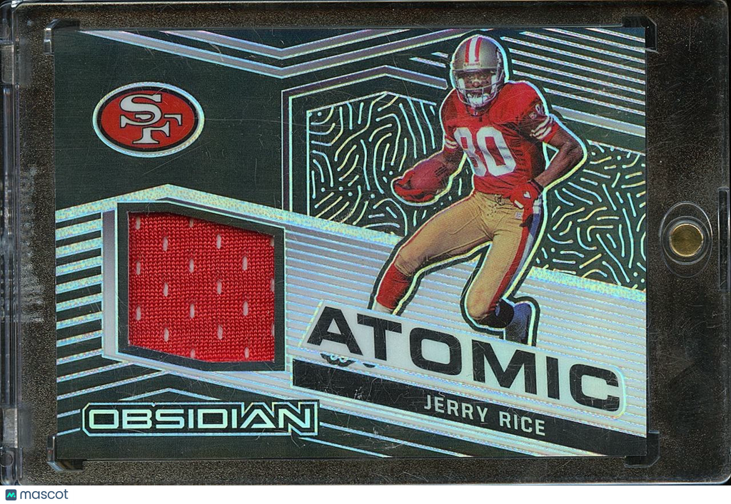 Jerry Rice 2021 Obsidian Atomic Patch 44/75 49ers