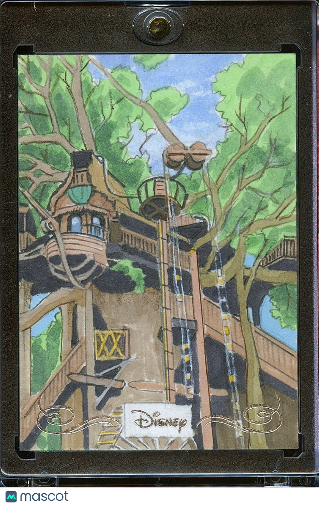 2025 Topps Disneyland 70 1/1 Sketch Card Auto Autograph Jason Saldajeno